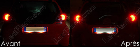 LED placa de matrícula Peugeot 107