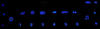 LED azul Radio del coche RD3 Peugeot 206 (>10/2002) Multiplexado