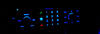LED azul Radio del coche RT3 Peugeot 206 (>10/2002) Multiplexado