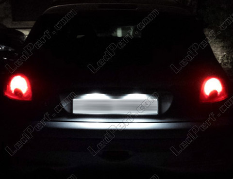 LED placa de matrícula Peugeot 206+