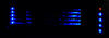 LED azul Cargador CD Blaupunkt Peugeot 207 azul