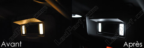 LED espejos de cortesía parasol Peugeot 207