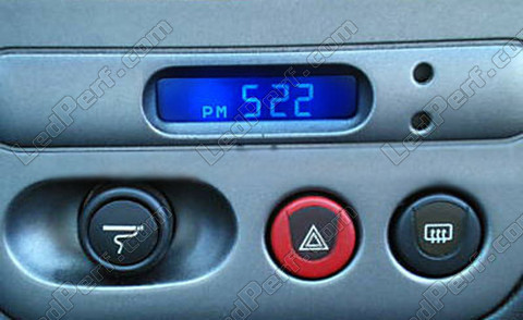 LED Reloj azul Peugeot 306