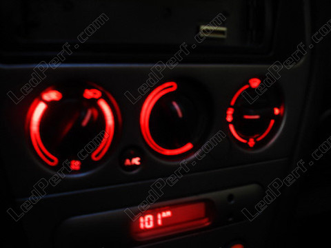 LED Ventilación Rojo Peugeot 306