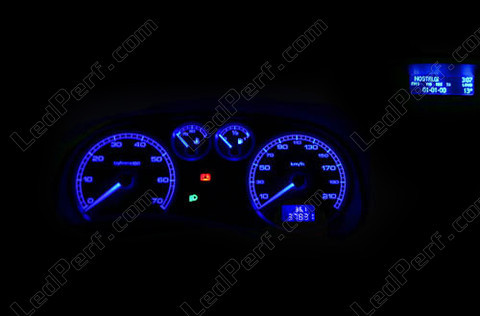 LED cuadro de instrumentos azul Peugeot 307