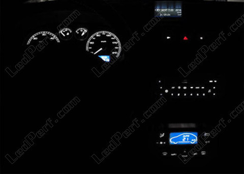 LED Panel de instrumentos y Pantalla blanco Peugeot 307