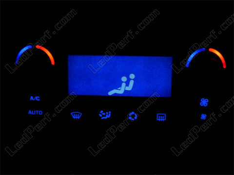 LED Climatización bizona azul Peugeot 307 T6 fase 2 led