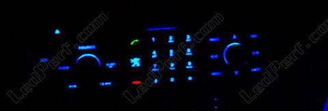 LED Radio del coche RT3 azul Peugeot 307