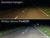 Bombillas LED Philips Homologadas para Peugeot 308 II versus bombillas originales