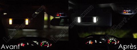 LED Espejos de cortesía - parasol Peugeot 308 II