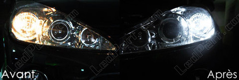 LED luces de posición blanco xenón Peugeot 4007