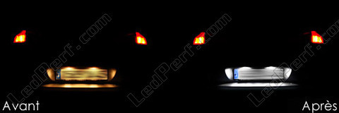 LED placa de matrícula Peugeot 607