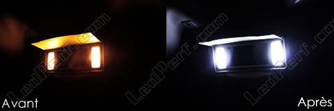 LED espejos de cortesía parasol Peugeot 607