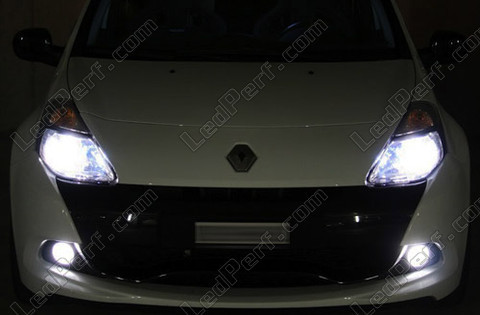 bombilla luces/faros de gas xenón Renault Clio 3 5000K Michiba Diamond white Led