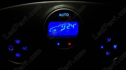 LED Climatización automática azul LED Renault Clio 3