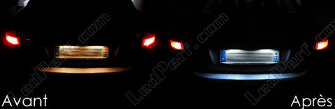 LED placa de matrícula Renault Fluence