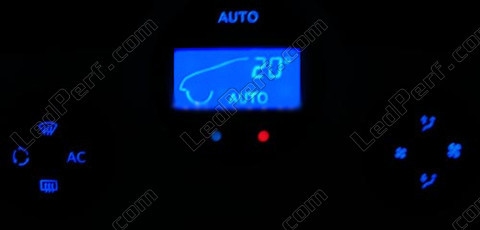 LED Climatización automática azul Renault Megane 2