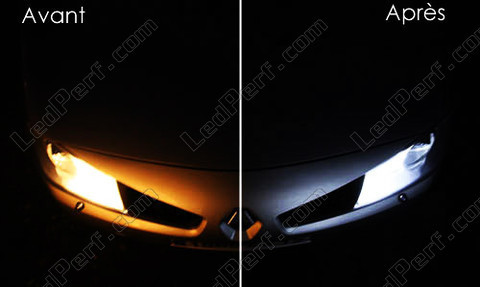 LED luces de posición blanco xenón Renault Megane 2