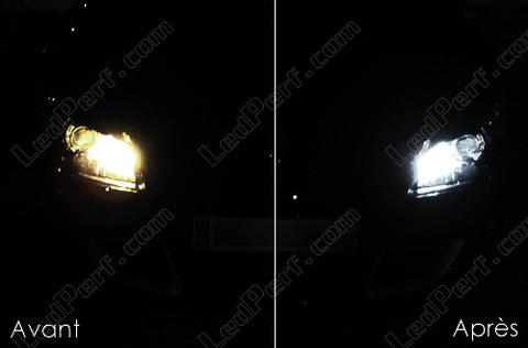 LED luces de posición blanco xenón Renault Megane 3