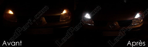 LED luces de posición blanco xenón Renault Scenic 2