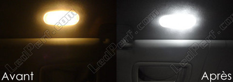 LED espejos de cortesía parasol Renault Scenic 3