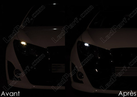 LED luces de posición blanco xenón Seat Ibiza 6J
