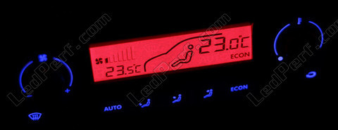 LED Climatronic auto azul Seat Ibiza 6L