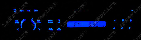 LED Radio del coche azul Seat León 1M