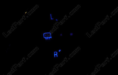 LED ajuste retrovisores azul Skoda Fabia