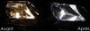 LED luces de posición blanco xenón Skoda Fabia 3