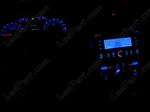 LED cuadro de instrumentos azul Skoda Octavia 2