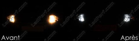 LED luces de posición blanco xenón Skoda Superb 3U