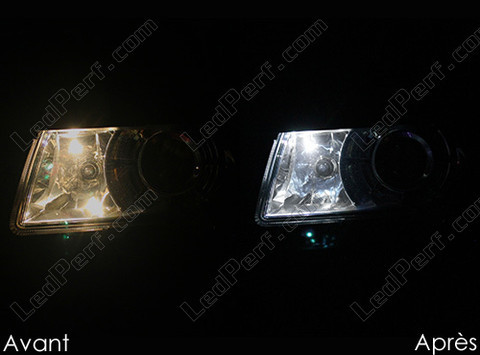 LED luces de posición blanco xenón Skoda Superb 3T Tuning