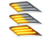 Iluminación de los intermitentes laterales secuenciales transparentes de LED para Subaru BRZ