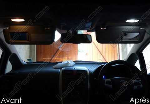 LED Espejos de cortesía - parasol Toyota Auris MK1