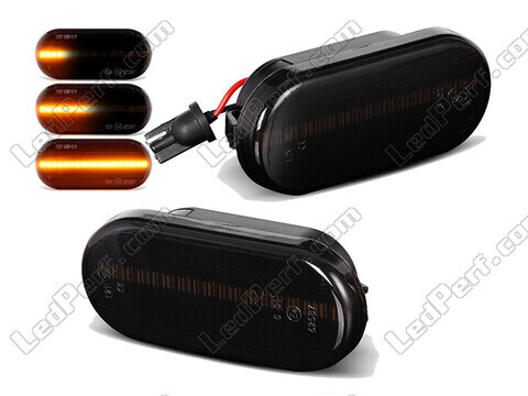 Intermitentes laterales dinámicos de LED para Volkswagen Bora - Versión negra ahumada