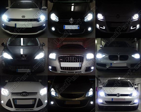 LED Luces de carretera Volkswagen EOS 1F Tuning