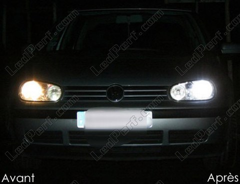LED Luces de cruce Volkswagen Golf 4