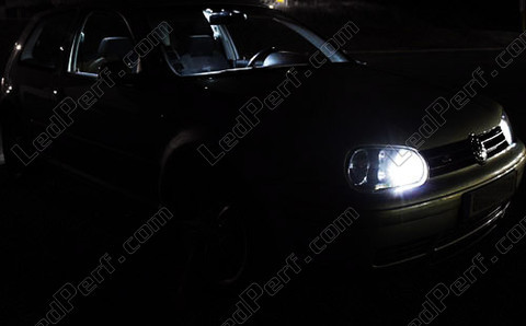 LED luces de posición blanco xenón Volkswagen Golf 4