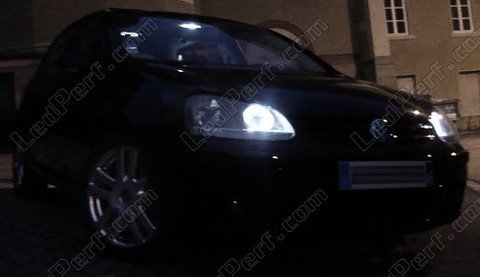 LED luces de posición blanco xenón Volkswagen Golf 5