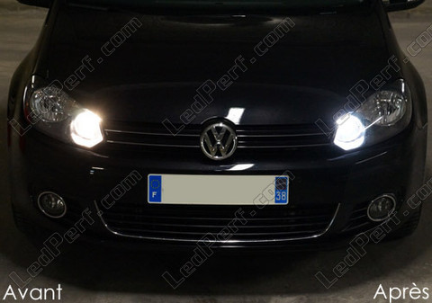 LED luces de circulación diurna - diurnas Volkswagen Golf 6