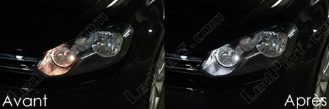 LED luces de posición blanco xenón Volkswagen Golf 6