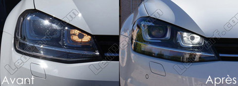 LED luces de circulación diurna - diurnas Volkswagen Golf 7 BiXenón PXA