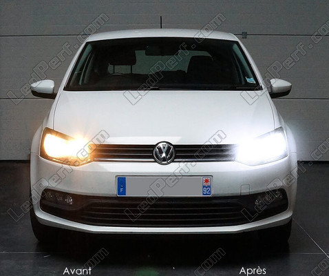 Luces de cruce de LED Volkswagen Polo 6R 6C1