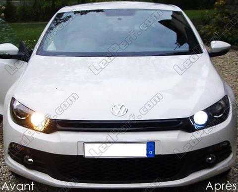 LED luces de circulación diurna - diurnas Volkswagen Scirocco