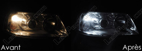 LED luces de posición blanco xenón Volkswagen Sharan 7M 2001-2010