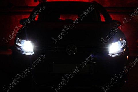 LED luces de posición blanco xenón Volkswagen Sharan 7N 2010 Et