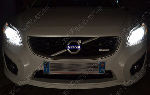 bombilla Xenón efecto Luces de carretera Volvo C30 Led
