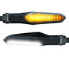 Intermitentes LED dinámicos + luces diurnas para Kawasaki Ninja ZX-6R 636 (2003 - 2004)