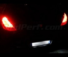 Pack iluminación LED de placa de matrícula (blanco xenón) para Peugeot 308 / RCZ
